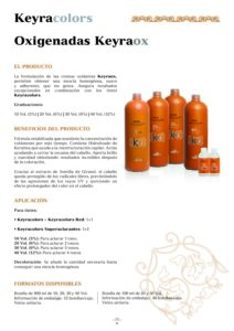 AGUA OXIGENADA 1000ML KEYRA (4 GRADUACIONES) - Imagen 2