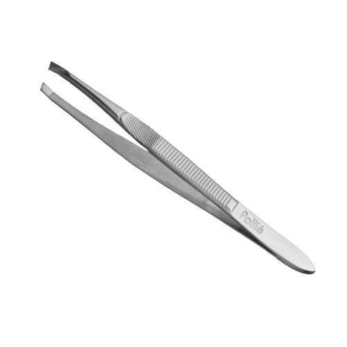 Pinza depilar oblicua 02625_1 PINZA DEPILAR 9 CM.CROMADA OBLICUA ORIOL - Imagen 1